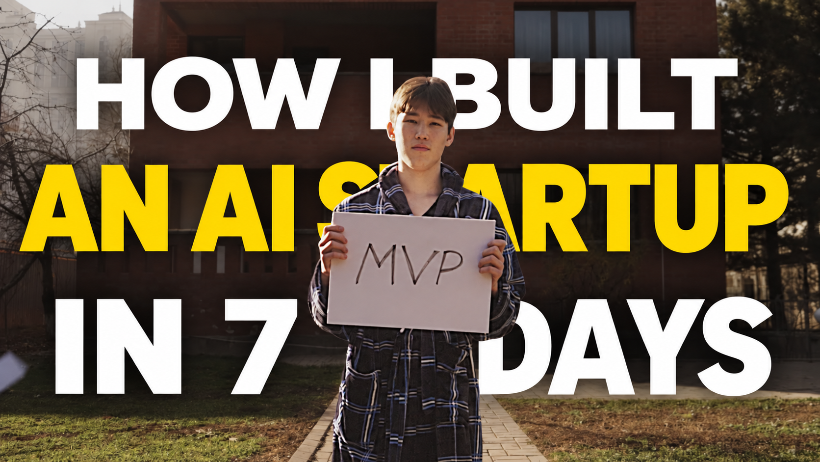 How I Built an AI Startup in 7 Days